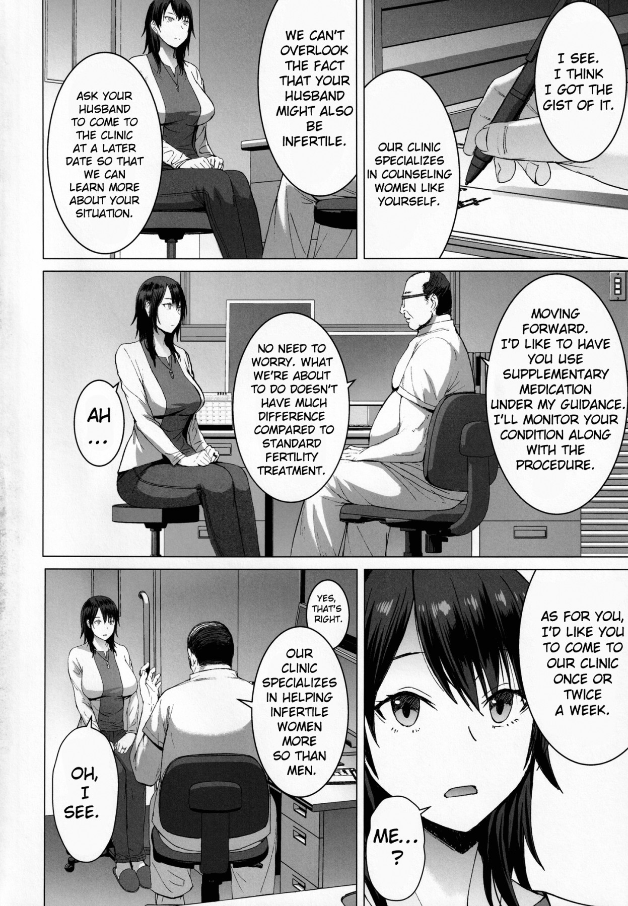 Hentai Manga Comic-The Collection of Married Women Undergoing Infertility Treatment-Read-3